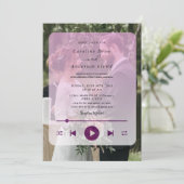Playlist wedding Invitation (Staand voorkant)