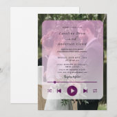 Playlist wedding Invitation (Voorkant / Achterkant)