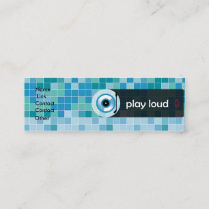 PlayLoud-profielkaart Mini Visitekaartje