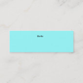 PlayLoud-profielkaart Mini Visitekaartje (Achterkant)