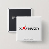 PLAYMAKER VIERKANTE BUTTON 5,1 CM (Voorkant /achterkant)