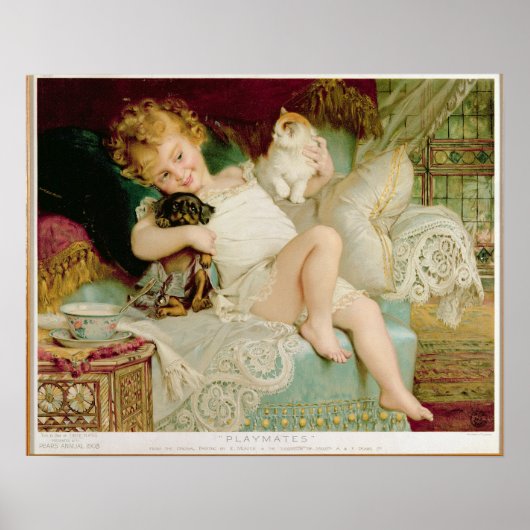 Playmates, van de peren Annual, 1903 Poster (Voorkant)