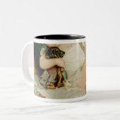 Playmates, van de peren Annual, 1903 Tweekleurige Koffiemok (Voorkant links)