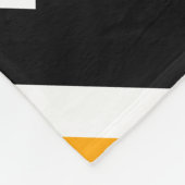 PLAYOFFS Fun Cool Helder Rood Zwart Racing Stripes Fleece Deken (Hoek)