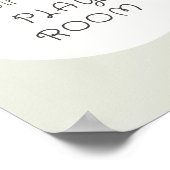 Playroom aangepaste namen gepersonaliseerd Poster (Hoek)