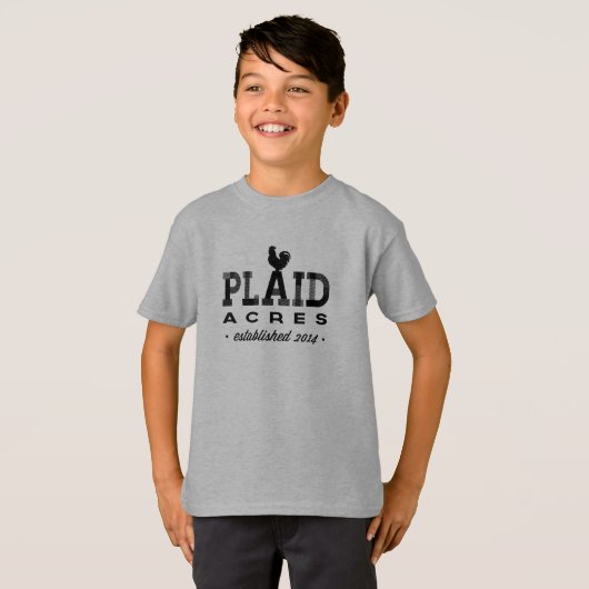 Plays Acres - kinder t-shirt (Voorkant volledig)