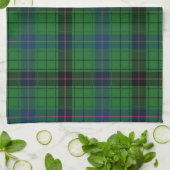 Plays Clan Davidson Blue Green Black Check Tartan Theedoek (Gevouwen)