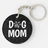 Plays DOG MOM Pawprint en Fur Sleutelhanger (Achterkant)