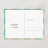 Plays Green Cream 3 Photo Collage Kerstmis Briefkaart (Achterkant)