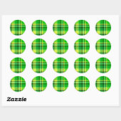 Plays Green Yellow Ronde Sticker (Vel)