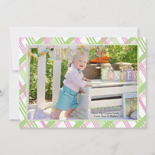 Plays Photo Lijst Paaskaart Feestdagenkaart (Voorkant)