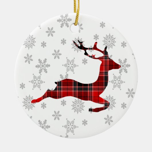 Plays Reindekerst Keramisch Ornament (Voorkant)