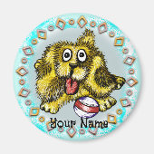 Playtime Dog Magneet (Voorkant)