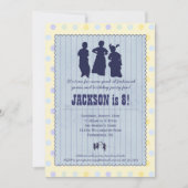 Playtime Fun  Partij Uitnodiging - Aardappelzak (Voorkant)