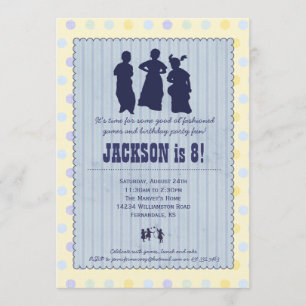 Playtime Fun  Partij Uitnodiging - Aardappelzak