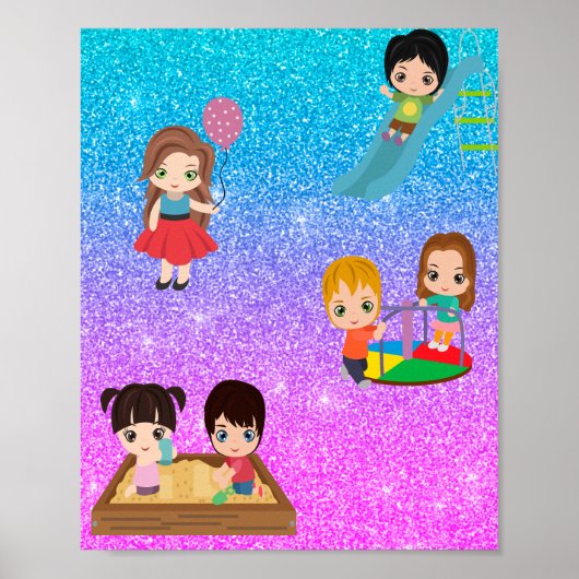 PLAYTIME KINDER POSTER (Voorkant)