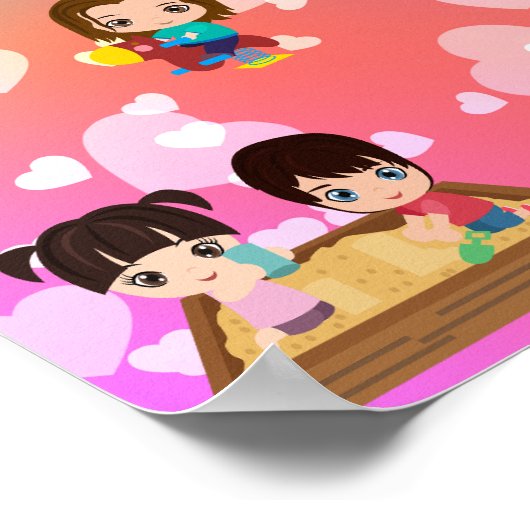 "PLAYTIME" KINDEREN POSTER (Hoek)