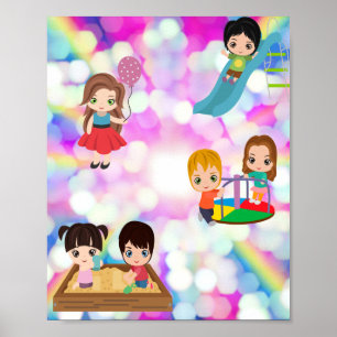 PLAYTIME KINDEREN POSTER