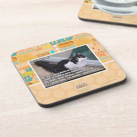 Plaz voor open deur drankjes onderzetter (Linkerzijde)