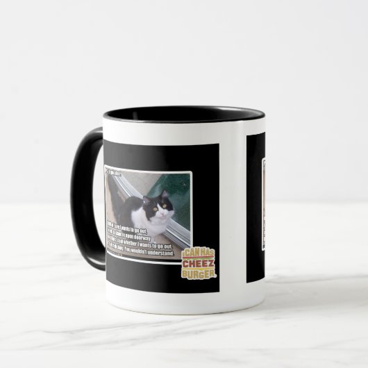 Plaz voor open deur mok (Voorkant links)