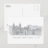 Plaza Bolívar, Bogotá, Colombia Briefkaart (Voorkant / Achterkant)