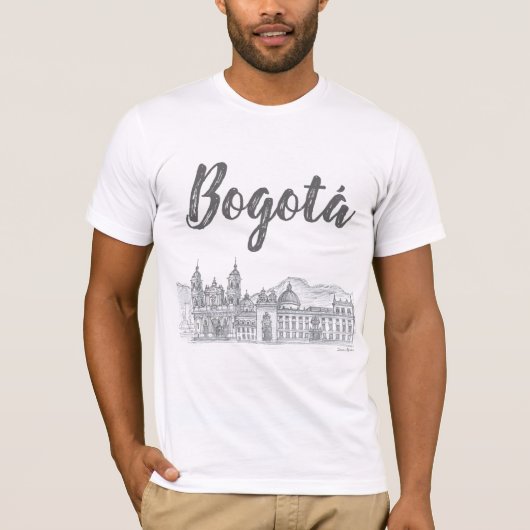 Plaza Bolívar, Bogotá, Colombia T-shirt (Voorkant)