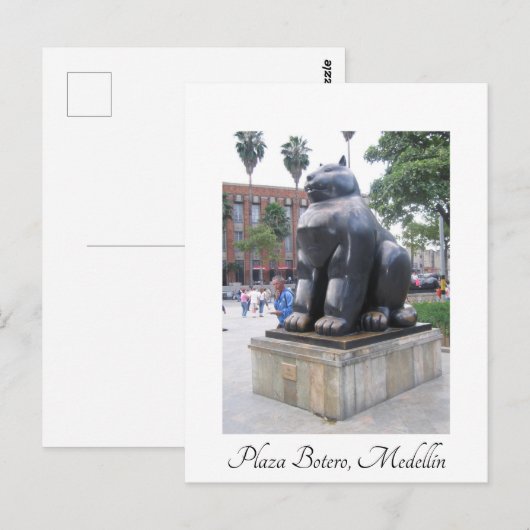 Plaza Botero, Medellin, Colombia Briefkaart (Voorkant / Achterkant)