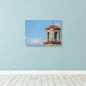 Plaza Building Detail Canvas Afdruk (Insitu (Houten vloer))