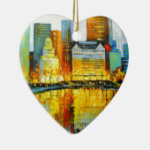 Plaza Central Park Hotel in New York Keramisch Ornament (Rechts)