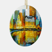 Plaza Central Park Hotel in New York Keramisch Ornament (Rechts)