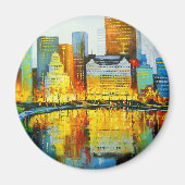 Plaza Central Park Hotel in New York Magneet (Voorkant)