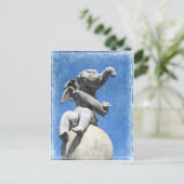 Plaza Cherub Briefkaart (Staand voorkant)