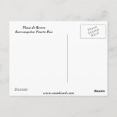 Plaza de Barraquitas Briefkaart (Achterkant)