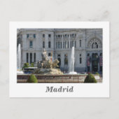 Plaza de Cibeles, Briefkaart Madrid (Voorkant)