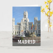 Plaza de Cibeles, Madrid Kaart (Gele Bloem)