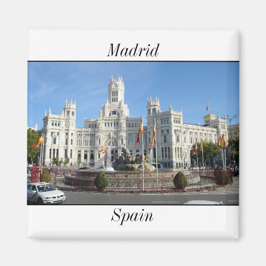 Plaza de Cibeles, Madrid Magnet (Voorkant)