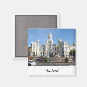 Plaza de Cibeles, Madrid Magnet (Voorkant / Achterkant)