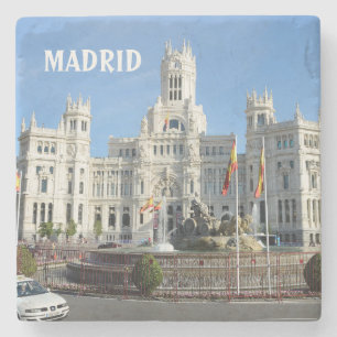 Plaza de Cibeles, Madrid Stenen Onderzetter