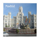 Plaza de Cibeles, Madrid Tile Tegeltje (Voorkant)