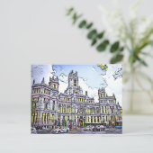Plaza de Cibeles Postcard Briefkaart (Staand voorkant)