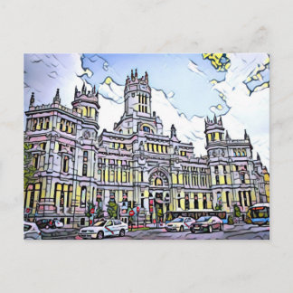 Plaza de Cibeles Postcard Briefkaart