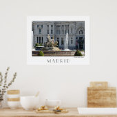 Plaza de Cibeles, Poster Madrid (Keuken)