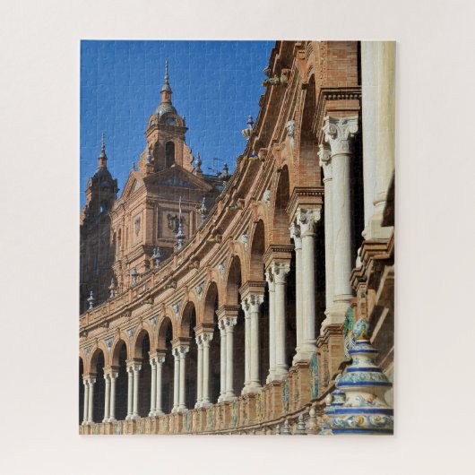 Plaza de Espana Architecture Legpuzzel (Verticaal)