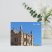 Plaza De Espana de Sevilla Postcard Briefkaart (Staand voorkant)