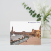 Plaza de Espana in Sevilla Briefkaart (Staand voorkant)