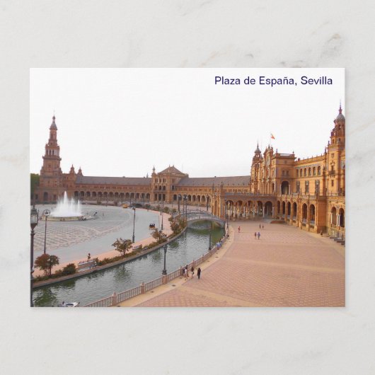 Plaza de Espana in Sevilla Briefkaart (Voorkant)