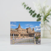 Plaza DE Espana in Sevilla Briefkaart (Staand voorkant)