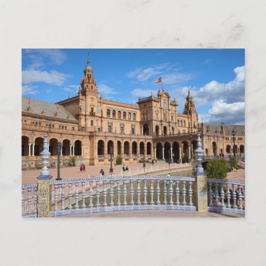 Plaza DE Espana in Sevilla Briefkaart (Voorkant)