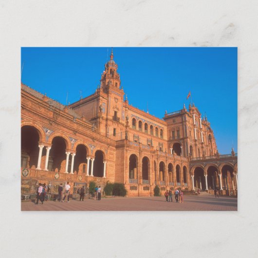 Plaza de Espana in Sevilla, Spanje. Briefkaart (Voorkant)