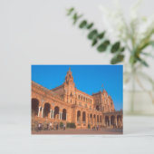 Plaza de Espana in Sevilla, Spanje. Briefkaart (Staand voorkant)